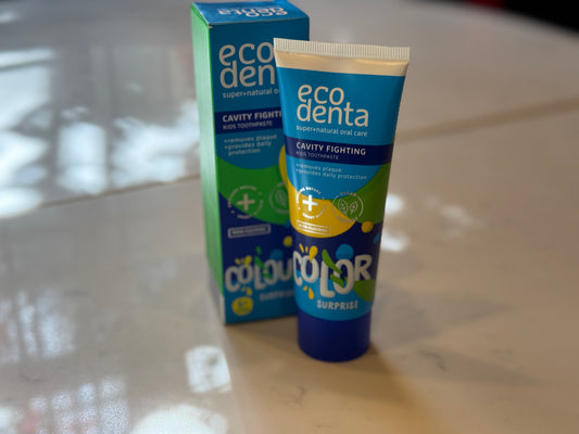 ECODENTA Colour suprise toothpaste for kids, 6+ y.o.