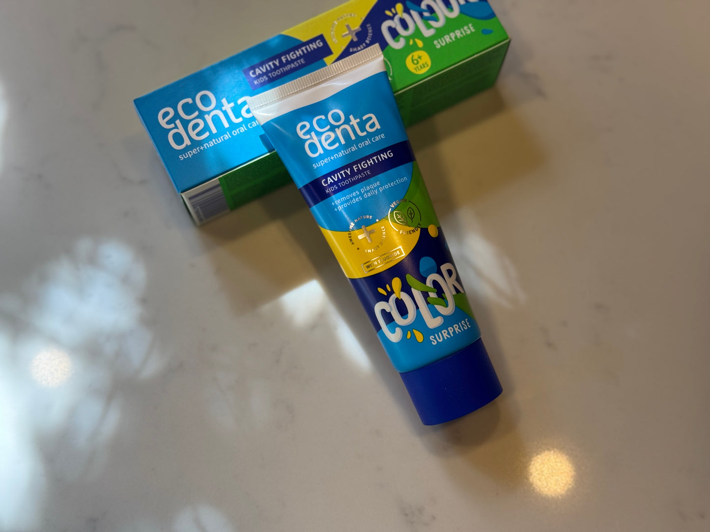 ECODENTA Colour suprise toothpaste for kids, 6+ y.o.